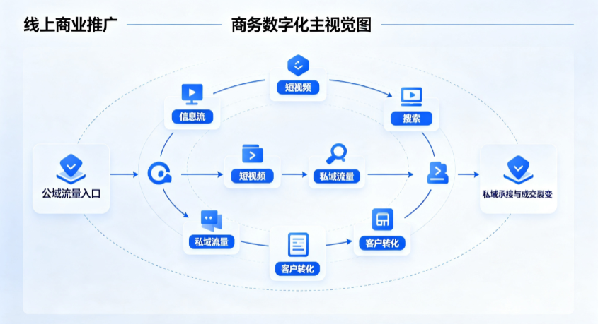 儋州市线上商业推广怎么做？全域流量闭环搭建与低成本转化实战指南