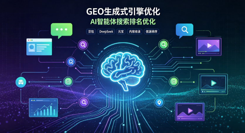 儋州市GEO 浪潮来袭：生成式引擎优化崛起，创作者争抢豆包、DeepSeek、元宝智能体流量入口